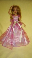 Barbie Kleid Prinzessin Ballkleid Happy Birthday Wishes Puppenkleidung K45