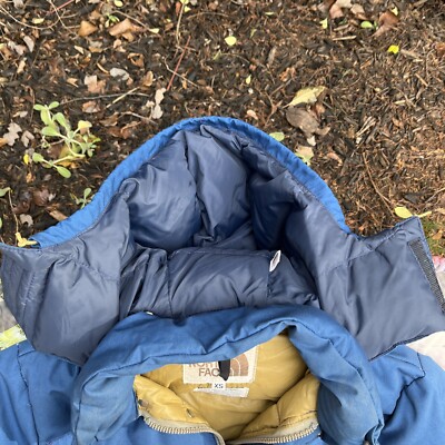 Vintage THE NORTH FACE Puffer Jacket Made In USA Blue Puffy Vintage THE NORTH FACE Puffer Jacket Made In USA Blue Puffy