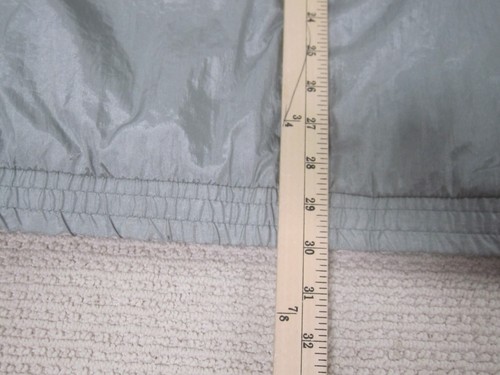 Haband Womens Jacket XL Gray Button Up Windbreaker Nylon Tudor Court - Picture 13 of 14