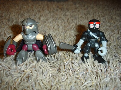 2014 TMNT Teenage Mutant Ninja Turtles Half Shell Heroes Shredder & Foot Soldier