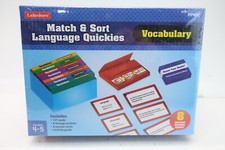 Lakeshore PP957 Match  Sort Language Quickies Vocabulary Cards Games Grades 4-5