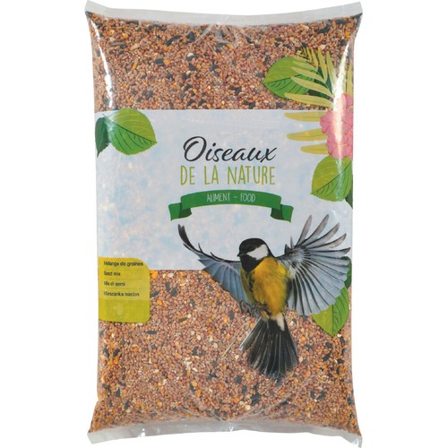 Mélange De Graines Pour Oiseaux Tyrol 4kg - Pour Rouge-gorge, Mésange, Pinson - Nourriture Hiver Extérieur