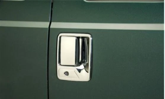 Cubiertas de manija de puerta cromadas para Ford F250 y 350 Super Duty 1999-2016 4 puertas Foto 3 de 3