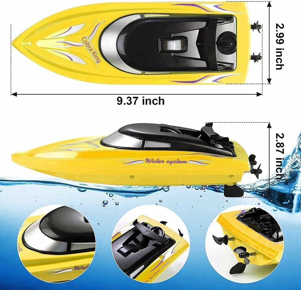 Lancha Bote De A Control Remoto Para Niños Y Grandes Para Lagos Piscinas Nuevo - Image 2 of 4
