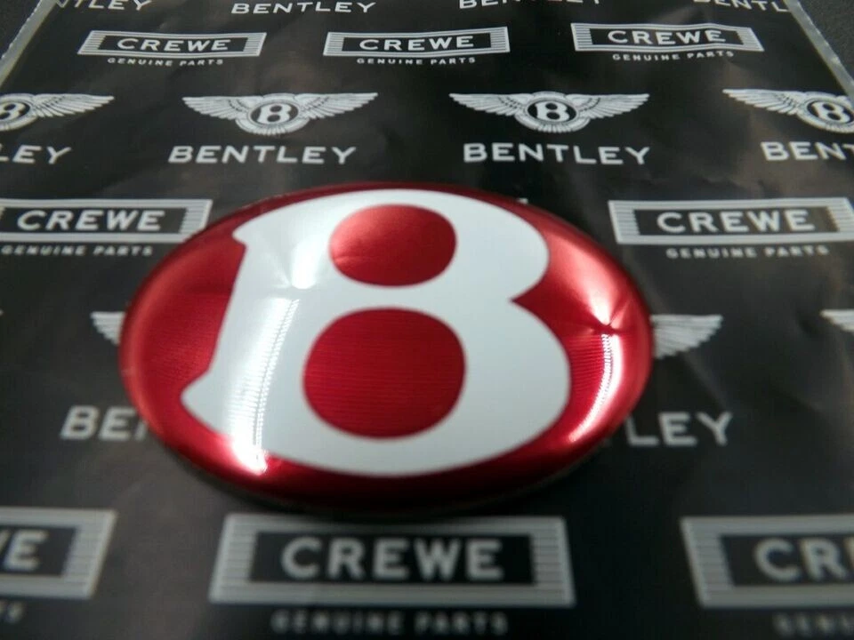 НОВЫЙ красный багажник B эмблема значок Bentley Continental GT GTC и летающая шпора 2012 + - Изображение 3 из 3