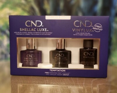 Original CND Shellac Luxe Exclusive Shades. TEMPTATION. Original UVP 25£