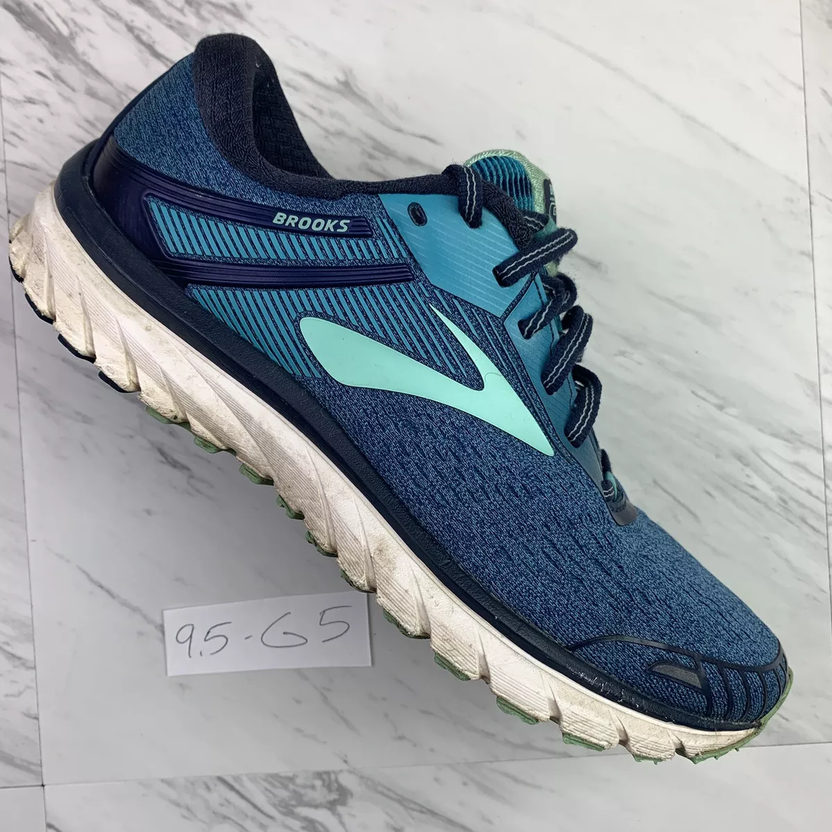 Brooks Adrenaline GTS 18 Women s Blue Shoes sneakers Athletic Size
