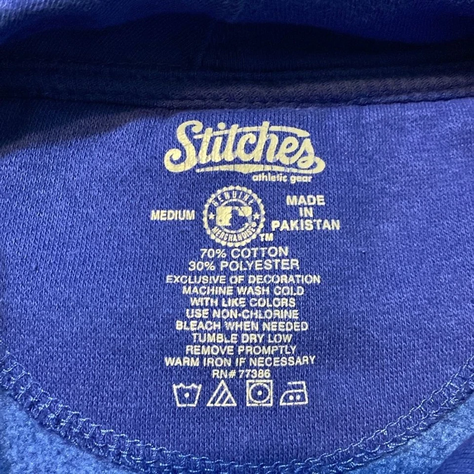 Sudadera con capucha Stitches Kansas City Royals para niñas - talla mediana Foto 3 de 4