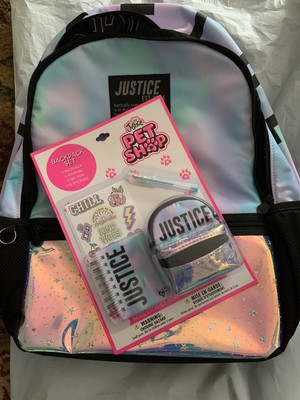 justice store backpacks