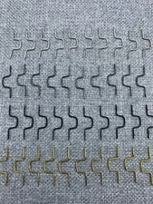 Large FLY ROD building hook keepers (10) Stainless Steel. Forecast brand.