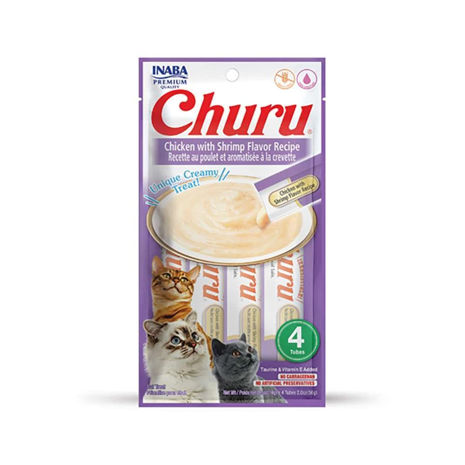 Churu Creamy snack liquido per gatti appetizzante umido cremoso ricompensa gatto - Immagine 4 di 4