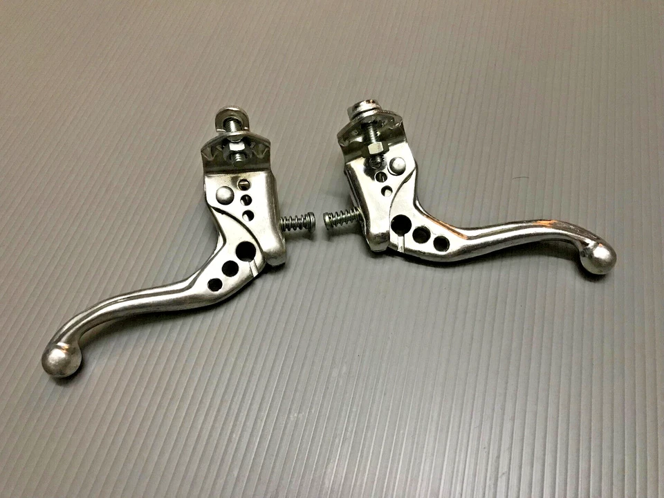 NOS Odyssey RX-2 Brake Levers Silver Old School BMX Haro Freestyle RX-3 RX-5 - Image 4 of 4