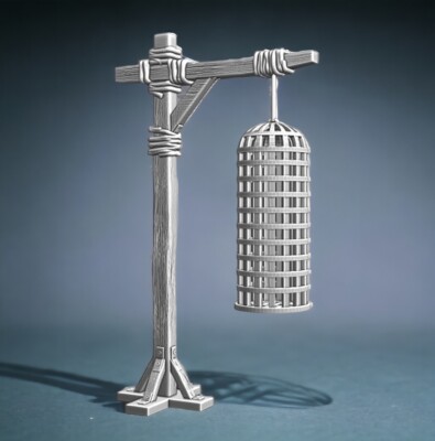 Mittelalterlicher Hängekäfig / Gibbet Modell - 28 mm (1/56) - Nordkreuzzüge