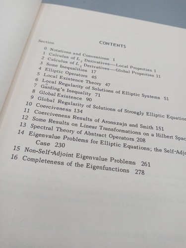 Lecture on Elliptic Boundary Value Problems ~ Shmuel Agmon ~ 1965 PB - Picture 9 of 10
