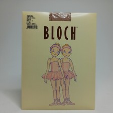 Bloch Endura Childrens Footed Tights Size S 4-5 Lt Tan