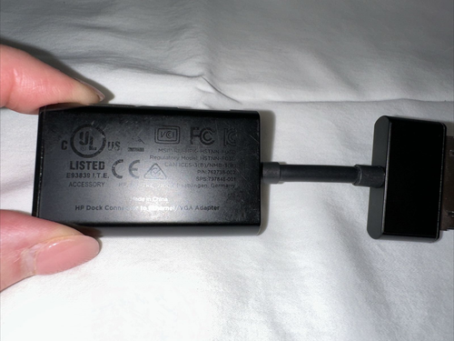 HP Ethernet & VGA Dock Expansion Connector (P/N 762738-002) - Afbeelding 4 van 5