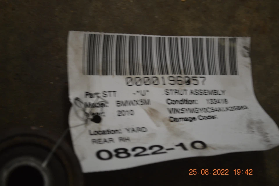 Amortecedor amortecedor suspensão lateral do passageiro traseiro BMW X5 M 2010-2013 FABRICANTE DE EQUIPAMENTO ORIGINAL - Imagem 4 de 4