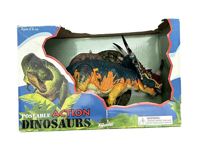 Carnage Resaurus Styracosaurus Toysmith Action Dinosaur Figure
