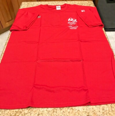 Rio 2016 Olympics Coca Cola Wolrd Wide Partners T Shirt Size X Large L@@K