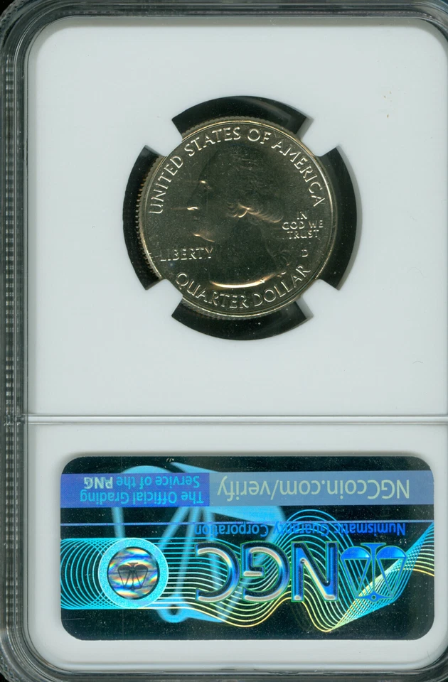 2018 D PICTURED ROCK QUARTER NGC MS68 MAC DMPL  FINEST GRADE MAC SPOTLESS . - Image 2 of 2