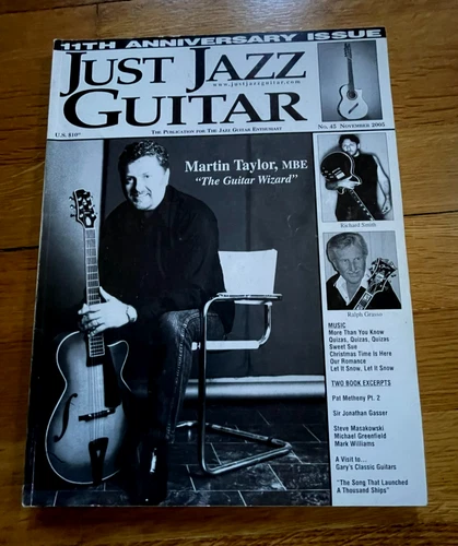 Vtg Just Jazz Guitar Magazine 11th Anniversary Edition No. 45 November 2005