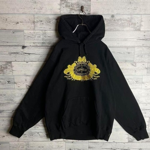 Supreme Love or Hate Hooded Sweatshirt Black size M Used from Japan - Picture 2 of 10