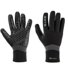 BARE Unisex 5mm Neoprene Ultrawarmth Gloves for Scuba Diving & Snorkeling, Sizes