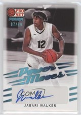 2021-22 Leaf Pro Set Power Platinum Spectrum Foil 97/99 Jabari Walker Auto 0tw4