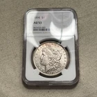 1894 $1 Morgan Silver Dollar Coin NGC AU53 **Better Date**