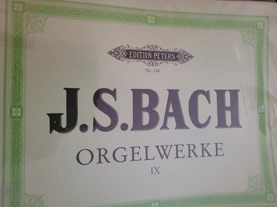Bach Orgelwerke 9, Ed Peters