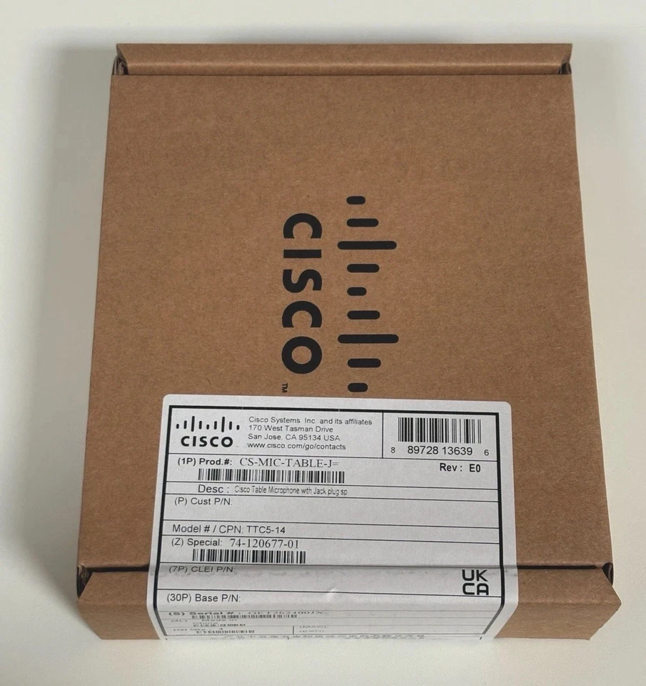 Cisco Telepresence Tischmikrofon CS-MIC-TABLE-J | für Webex Room 55 | NEU OVP - Bild 4 von 4