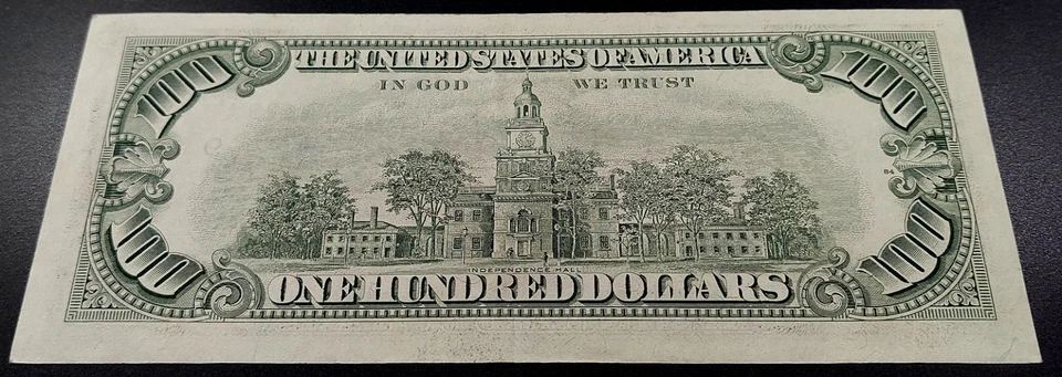 1981 $100 Federal Reserve Note, Minneapolis! Uncirculated! Fr# 2169 I. - Image 3 of 4