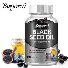 Black Seed Oil Digestive Health Immune Support Skin & Hair Health (120 Capsules)