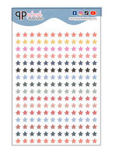 Stars Icon Planner Stickers, Removable Matte Stickers, Laurel Denise Inspired