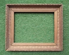 Antique beautiful 19th century wood and gilded stucco frame foliage dimensions: 41.5 x 32 cm.