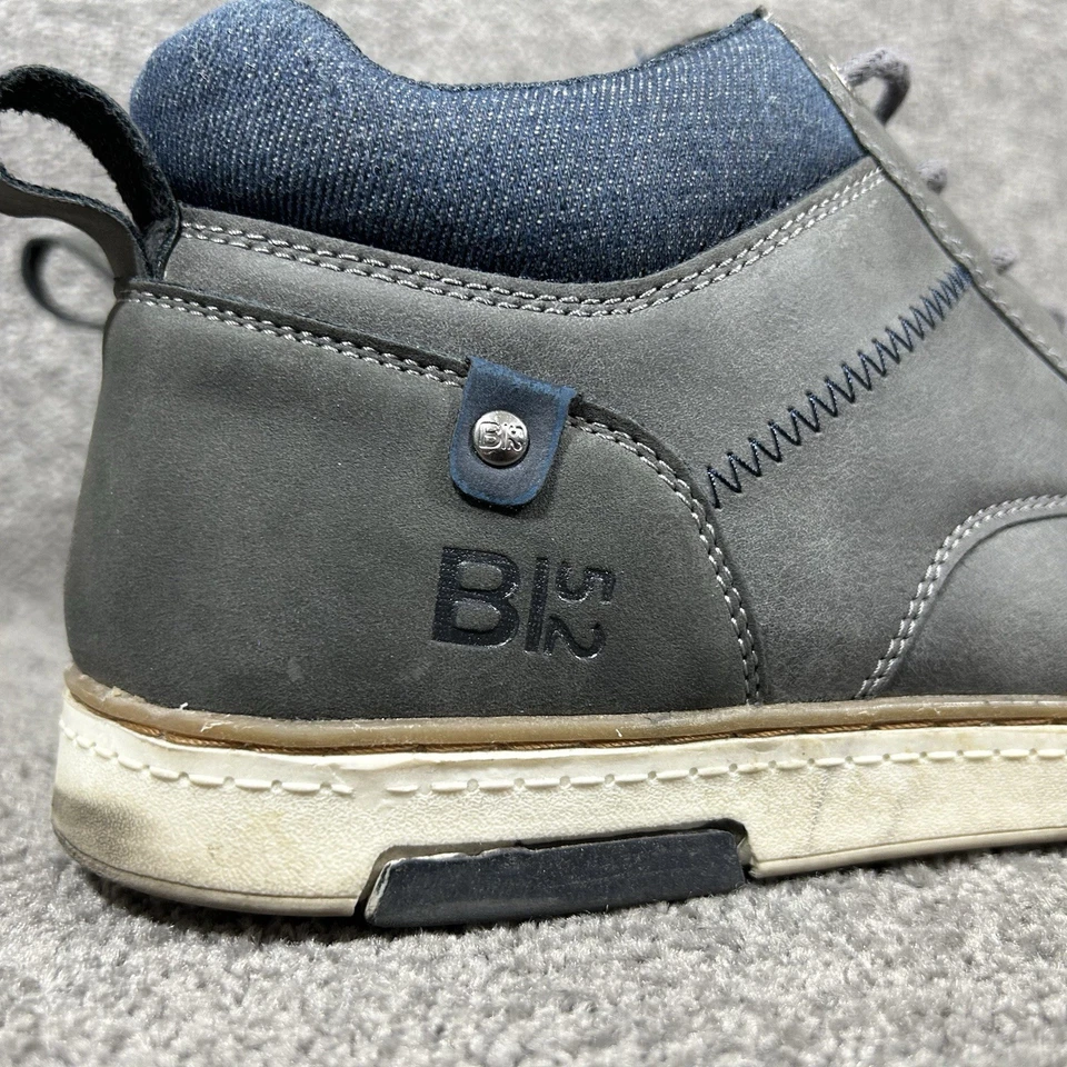 B-52 By Bullboxer Delta Men’s Size 12 Gray Blue Casual Business Shoes Used - Image 2 of 4