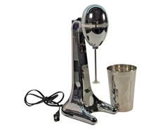 Hamilton Beach Drink Master Milkshake Maker 730C Chrome Finish Plastic Metal Cup