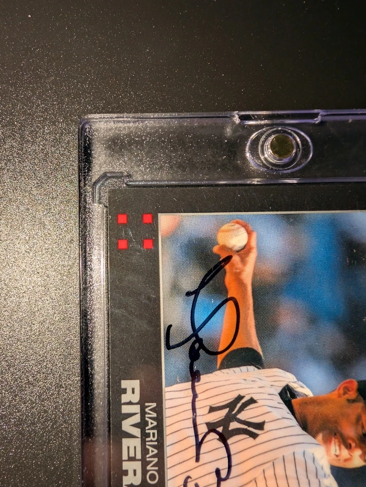 2007 Topps - Мариано Ривера Sharp Aquos Auto - Sharp Промо Личная Подпись - Изображение 2 из 4