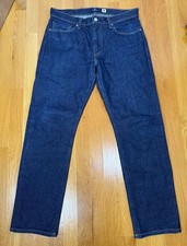 Levi's 511 Slim Fit Men's Jeans Made In Japan 32x32 Dark Wash MSRP 225 Rare Tab