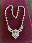 Stunning Vintage Coro Rhinestone Necklace Signed — photo 2
