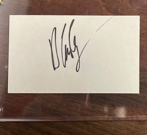 David Crosby -CSNY  Autographed Original 3x5 Index Card JSA Authenticated