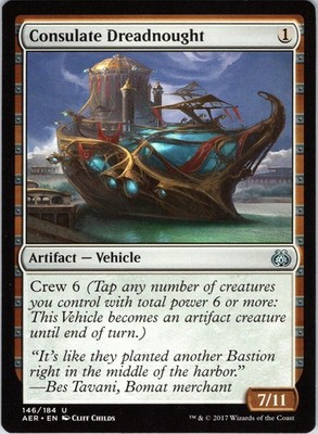 Consulate Dreadnought 146 Uncommon Aether Revolt Magic: The Gathering Near Mint