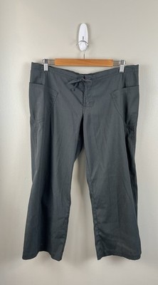 Patagonia Women's Sz M Braata Flare Pants Green Capri Ripstop Pants 76087