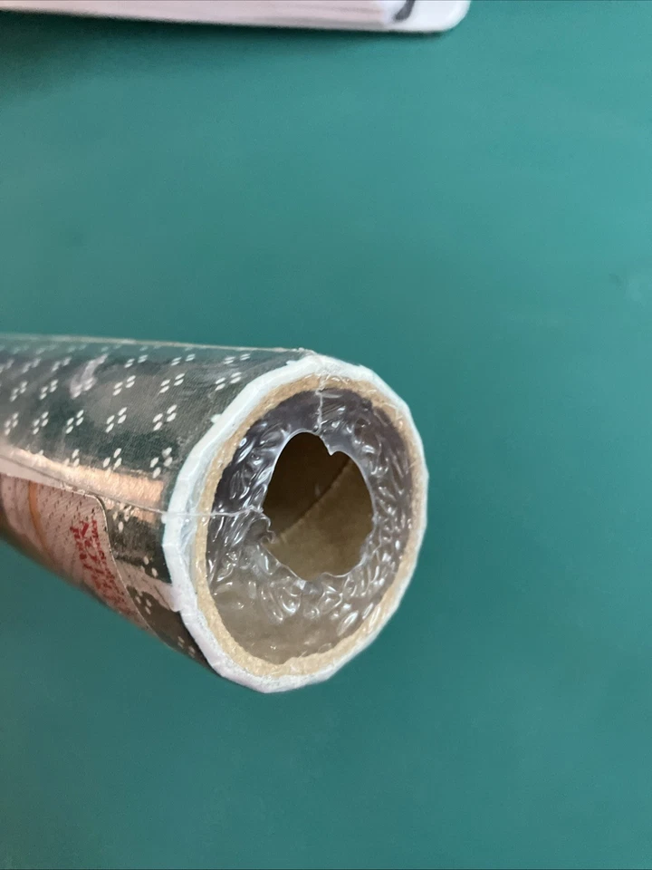 Nueva tela autoadhesiva de diseño verde Fabtac vintage. Du Pont Teflon NUEVO Y PRECINTADO Foto 3 de 4