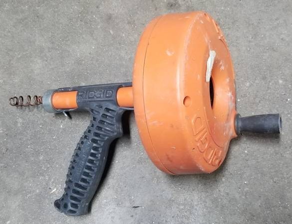 Ridgid 57038 1/4x 25' Kwik-Spin Handheld Drain Auger - Works Great