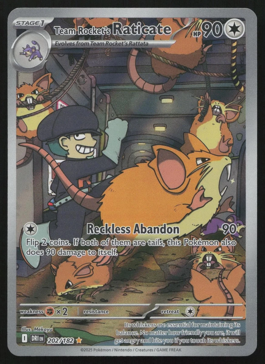 Team Rocket's Raticate Pokémon TCG Cards for sale | eBay