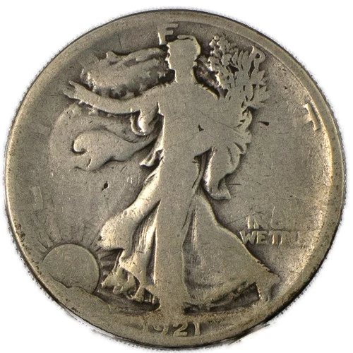1921-P Walking Liberty Silver Half Dollar Good GD G