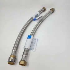 SharkBite Max PTC 3/4" x 3/4" FIP Water Heater Connector 18" UR3088FX18 (2 Pack)