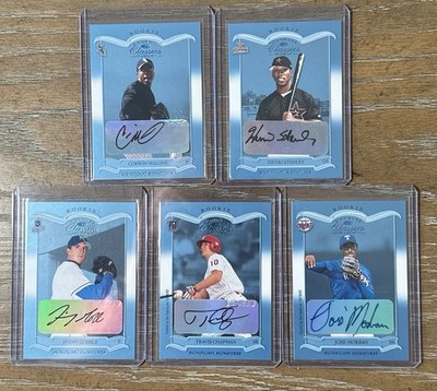 2003 Donruss Classics Rookie Auto Cards Lot Of 5 See Images And Desc