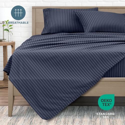 Bare Home 1800 Ultra-Soft Sheet Set Prints - Deep Pockets - Bild 58 von 126